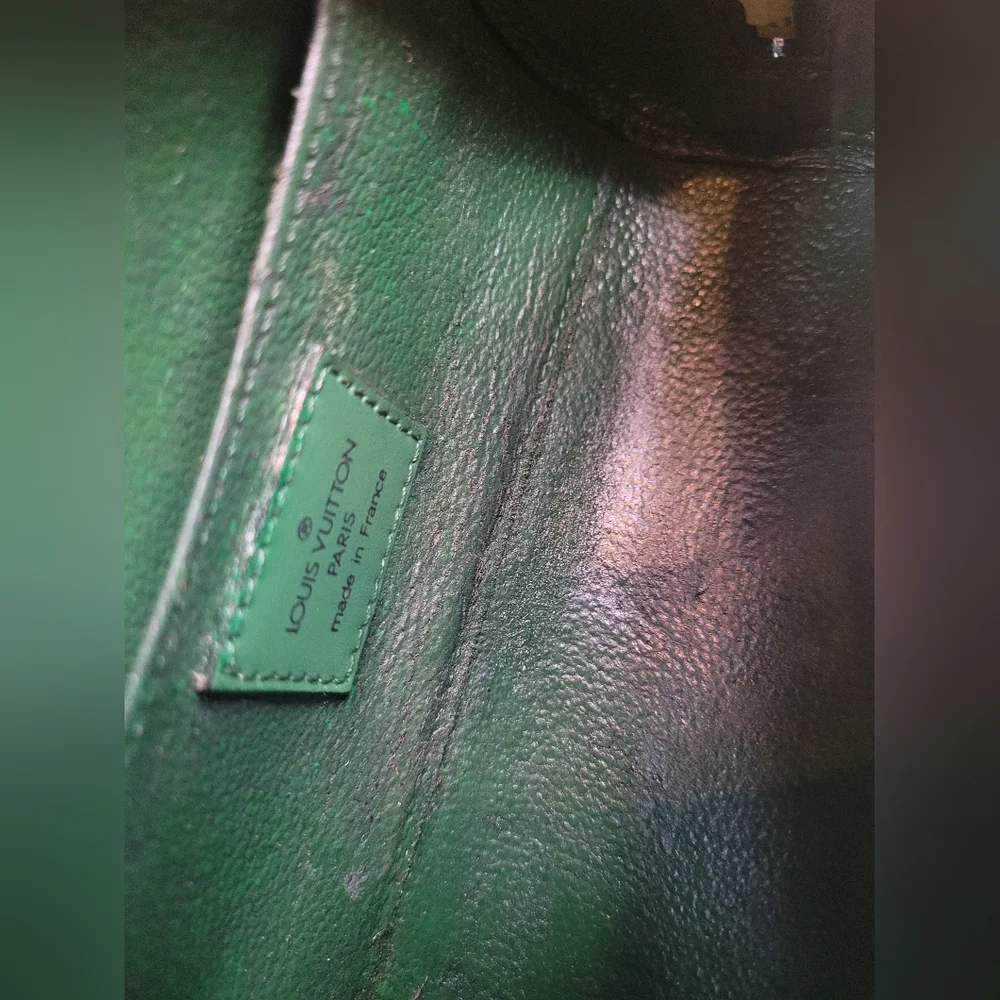 Louis Vuitton Epi Dauphine PM Cosmetic Pouch Green